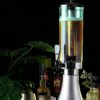 Silver 3L LED Light Based Beer Tower Beverage Dispenser with Gel Based SS Ice Tube Stick for Hassle Free Freezing (Colour: Silver) - Image 7