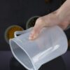 Pack of 2pcs 1L Plastic Transparent Liquid Jug with Measurements and Convenient Handle for Cooking, Mixing, Baking, Portioning (Capacity: 1000ml Approx, Quantity: 2pcs) - Image 3