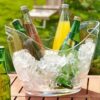 PC Heavy Duty Transparent U Shaped Wine Bucket (Size Large) - Image 5