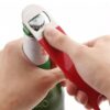 Vinyl Coated SS Bar Blade Opener Beer Cold Drink Bottle Opener (Colour: Red) - Image 5