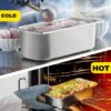SS 1/4 GN PAN with 15cm Depth (Size: 26.5×16.2cm, Pan Depth: 15cm) - Image 5