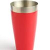 Set of 1 450ml PC Boston Shaker Cocktail, Martini Shaker with Measurements + 1 SS Vinyl Coated Tumbler (Box Contains 2 Pcs, Colour Red) - Image 8