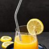 Pack of 6 Stainless Steel Curved Straws + 1 Brush Cleaner in Packet Packing (Pack Contains 7 Pcs) - Image 4