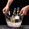 PC Heavy Duty Transparent U Shaped Wine Bucket (Size Large) - Image 6