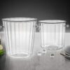 PC Transparent Cylindrical ICE Wine Bucket (Size: Large) - Image 3