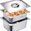 SS 1/2 Perforated GN PAN with 10cm Depth (Size: 32.5×26.5cm, Pan Depth: 10cm) - Image 6
