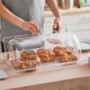 PC Transparent Rectangular Roll Top Lid with Either Side 90 Degrees Opening & Fit Area (Size: Size: 52×32×18cm) - Image 9