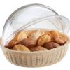 PC Transparent Round Roll Top Lid with Either Side 90 Degrees Opening & Fit Area (Size: 40cm Wide, Height: 20cm) - Image 7