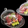 12 Inches Wide PC Dome Cover Round Shaped Transparent Cover Guard for Dessert, Cake, Pastry, Food, Dish - Image 8