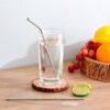 Pack of 6 Stainless Steel Curved Straws + 1 Brush Cleaner in Packet Packing (Pack Contains 7 Pcs) - Image 6