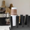 ABS Fibre Based 4 Grid Straight Cup Glass Holder (Colour: Black) - Image 7