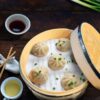 10 Inches Wide SS Ring Bamboo Wooden Round Dimsum Basket with Lid Steamer Box for Steaming Momos, Dumplings, BaoBuns, Mandus (Size: 10 Inches Wide) - Image 4