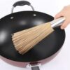 Pack of 2 Bamboo Wood Based Hygienic Cleaning Chinese Broom with Stainless Steel Handle for Ideal Heavy Duty Cleaning Use of Woks, Dosa Bhatties, Stoves - Image 4