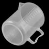 Pack of 2pcs 1L Plastic Transparent Liquid Jug with Measurements and Convenient Handle for Cooking, Mixing, Baking, Portioning (Capacity: 1000ml Approx, Quantity: 2pcs) - Image 7