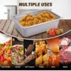 SS 1/4 GN PAN with 10cm Depth (Size: 26.5×16.2cm, Pan Depth: 10cm) - Image 6