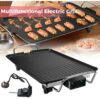 Small Sized Electric Teflon Coated BBQ Grill Smokeless Non-Stick Barbecue Plate Electric Baking Pan - Image 9