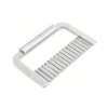 D-Shaped Crinkle Cutter in Card Packing Stainless Steel (Size: 8.5cm Wide)