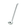 Silver Soup Ladle with Hangable Mirror Finish for Multi Purpose Use, Food Grade (Capacity: 120ml, Weight: 4oz)
