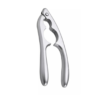 Aluminum Chrome Kitchen Nut Cracker, Aluminum Silver Chrome Multi-Function Nut Cracker Sheller Walnut Plier (Size: 13cm Tall)