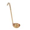 Gold Soup Ladle With Hangable Mirror Finish for Multi Purpose Use, Food Grade (Capacity: 120ml, Weight: 4oz)