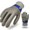 XL Free Size Metal Wired Cut Resistant Protective Chef Gloves with Adjustable Buckle and Inner Soft Gloves for Comfort - Image 5
