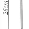 25ml Cylindrical Shaped Stainless Steel Flat Bottom Oil/Milk Ladle with Firm Gripped Handle (Capacity: 25ml) - Image 2