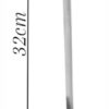 125ml Cylindrical Shaped Stainless Steel Flat Bottom Oil/Milk Ladle with Firm Gripped Handle (Capacity: 125ml) - Image 2