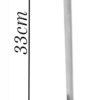 21d. SS Cylindrical Shaped Flat Bottom OilMilk Ladle with Firm Gripped Handle for Ideal Heavy Duty Use (Capacity 250ml)