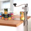 Table Mounted Manual Tin Cutter, Can Opener Cast Iron Based for Multipurpose Use (Size: 41.5cm Long) - Image 3