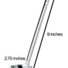 Silver Soup Ladle with Hangable Mirror Finish for Multi Purpose Use, Food Grade (Capacity: 120ml, Weight: 4oz) - Image 2