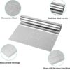 15cm Wide Dough Scraper Cutter Stainless Steel with Markings - Image 9
