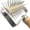 Wooden Handle Pizza Dough Docker with Sturdy Incisive Sharp Stainless Steel Spikes Dough Rolling Docker Cutter Pastry, Cookie, Bread, Pizza, Pie Hole Roller Wheel - Image 3