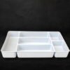 Plastic Cutlery Holder Rack with 6 Compartments (Size: 50x33x6cm) - Image 4