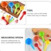 Set of 5pcs ABS Plastic Cups with Firm Gripped Handle for Measuring And Proportioning Food Ingredients, Available in Multicolour (Cup Capacities: 30/60/90/120/240ml Approx) - Image 4
