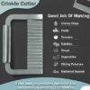 D Shaped Crinkle Cutter