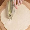 Wooden Handle Pizza Dough Docker with Sturdy Incisive Sharp Stainless Steel Spikes Dough Rolling Docker Cutter Pastry, Cookie, Bread, Pizza, Pie Hole Roller Wheel - Image 4