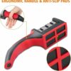 3 Slot Knife Sharpener Stainless Steel, Kitchen Chef Knife Edge Sharpener with Plastic Anti Slip Pad Handle - Image 4