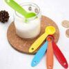 Set of 5Pcs ABS Plastic Spoons in Card Packing with Firm Gripped Handle for Measuring And Proportioning Food Ingredients, Available in Multicolour (Spoon Capacities: 1.25/2.50/5.00/7.50/15.00ml Approx) - Image 4