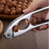 Aluminum Chrome Kitchen Nut Cracker, Aluminum Silver Chrome Multi-Function Nut Cracker Sheller Walnut Plier (Size: 13cm Tall) - Image 4