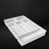 Plastic Cutlery Holder Rack with 6 Compartments (Size: 50x33x6cm) - Image 5