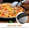 28cm Wide Round Pizza Baking Pan - Non Stick and Teflon Coated (Size: 28cm Wide) - Image 5