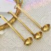 Gold Soup Ladle With Hangable Mirror Finish for Multi Purpose Use, Food Grade (Capacity: 120ml, Weight: 4oz) - Image 5