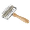 Wooden Handle Pizza Dough Docker with Sturdy Incisive Sharp Stainless Steel Spikes Dough Rolling Docker Cutter Pastry, Cookie, Bread, Pizza, Pie Hole Roller Wheel - Image 5