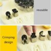 36pcs SS Cookie Cutter Set - Biscuit Dough Cutter, Fondant Mould Dough Presser for Baking, Shaping, Pastry Making – Food Grade Hygienic (Quantity: 36pcs – A to Z and 0 to 9) - Image 5
