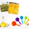 Set of 5pcs ABS Plastic Cups with Firm Gripped Handle for Measuring And Proportioning Food Ingredients, Available in Multicolour (Cup Capacities: 30/60/90/120/240ml Approx) - Image 5