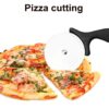 Sharp Disc Based Pizza Cutter - Black Handle Dishwasher Friendly Stainless Steel Cutter (Disc Diameter: 4 Inches & Cutter Handle Length: 6 Inches Long) - Image 5