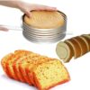 SS Cake Slicing Dessert Layering Ring (Size: Adjustable 24cm to 30cm Wide) - Image 6