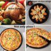 28cm Wide Round Pizza Baking Pan - Non Stick and Teflon Coated (Size: 28cm Wide) - Image 7