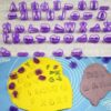 40pcs Plastic Cookie Cutter Set in Card Packing - Biscuit Dough Cutter, Fondant Mould Dough Presser for Baking,  Shaping, Pastry Making - Food Grade Hygienic (Quantity: 40pcs - A to Z and 0 to 9) - Image 8