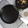 20cm Wide Round Pizza Baking Pan - Non Stick and Teflon Coated (Size: 20cm Wide) - Image 5